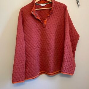 Outdoor Quilted 1/4 Snap Sweatshirt